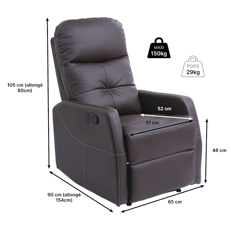 FAUTEUIL DE RELAXATION MERCATO